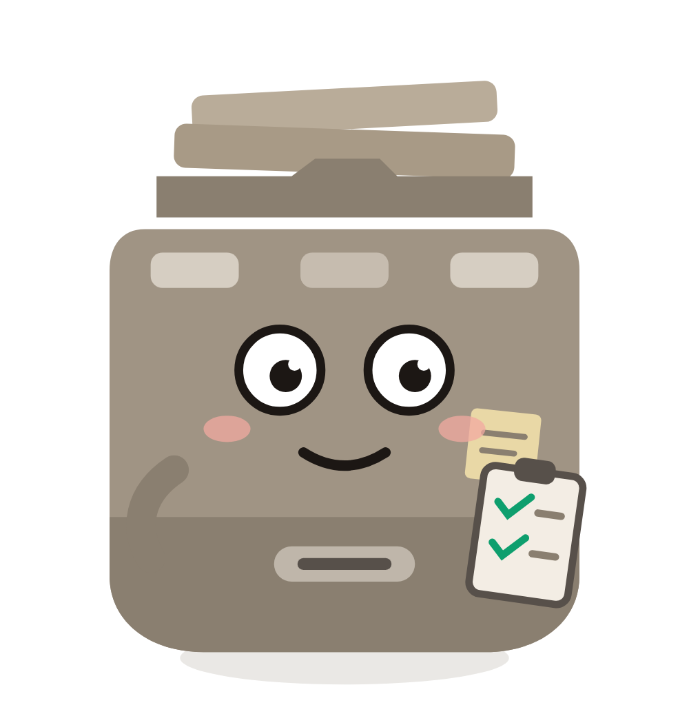 Atlas — AI Admin & File Organiser mascot