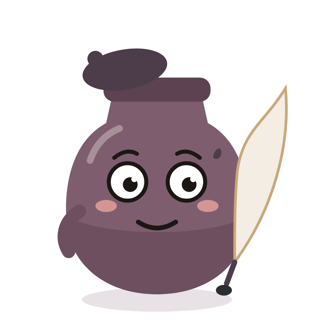Quill — AI Content Operator mascot